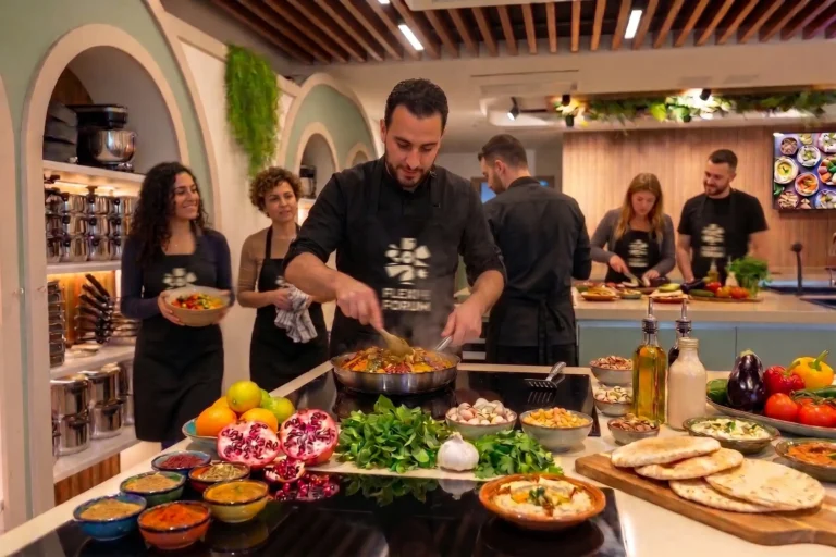 Levantijnse Kookworkshop — markt-eten in Kerkrade
